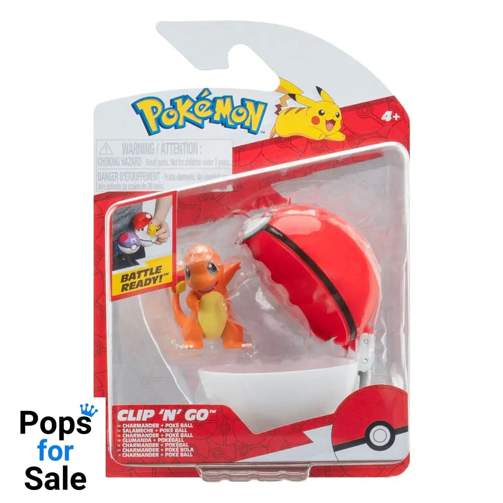 Pokémon Clip'n'Go Poké Balls Charmander #1 & Poké Ball
