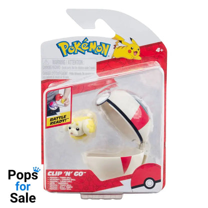 Pokémon Clip'n'Go Poké Balls Fidough & Timer Ball