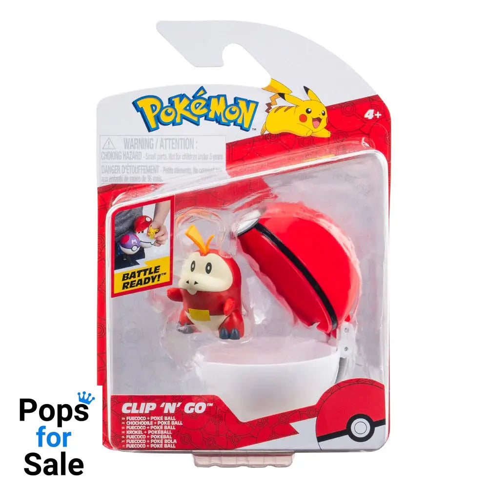 Pokémon Clip'n'Go Poké Balls Fuecoco with Poké Ball