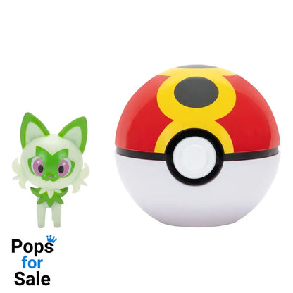 Pokémon Clip'n'Go Poké Balls Sprigatito & Repeat Ball