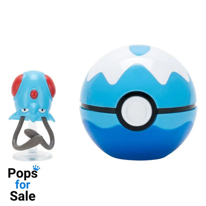 Pokémon Clip’n’Go Poké Balls Tentacool & Dive Ball Mini-figures