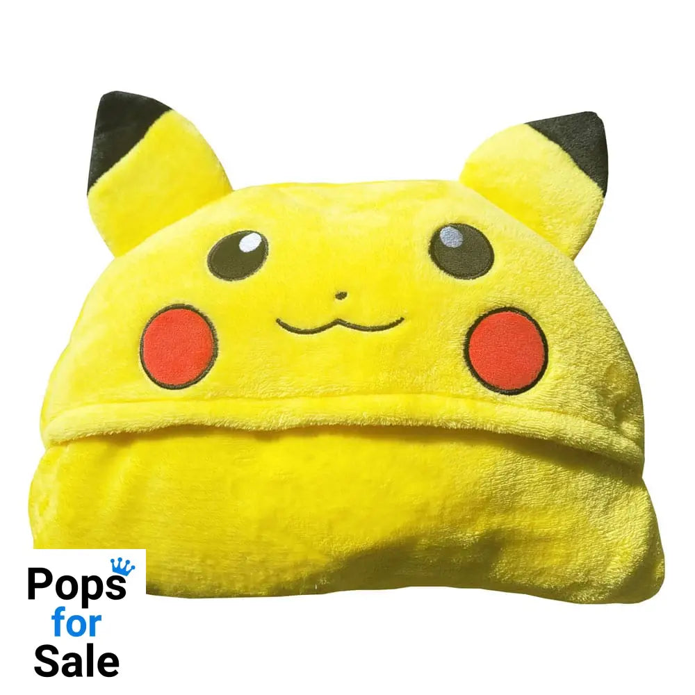 Pokémon Coral Hooded Blanket Pikachu 120 x 150 cm