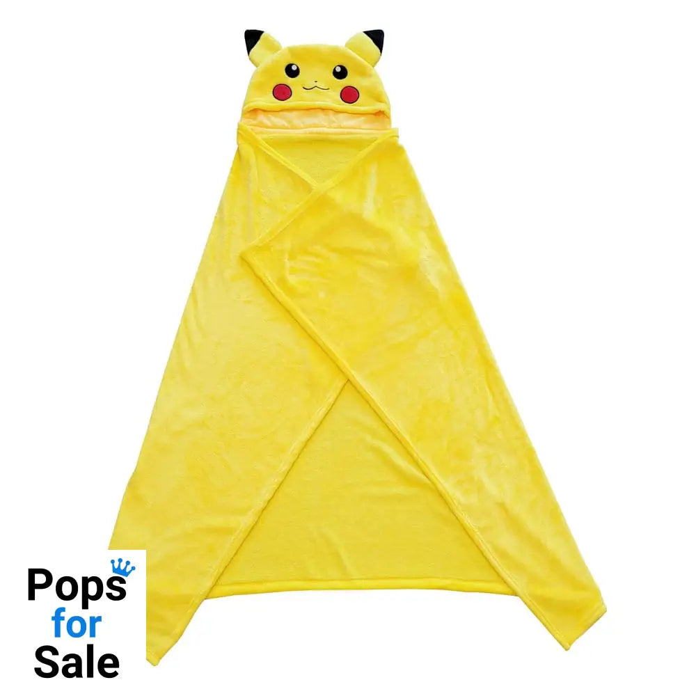 Pokémon Coral Hooded Blanket Pikachu 120 x 150 cm