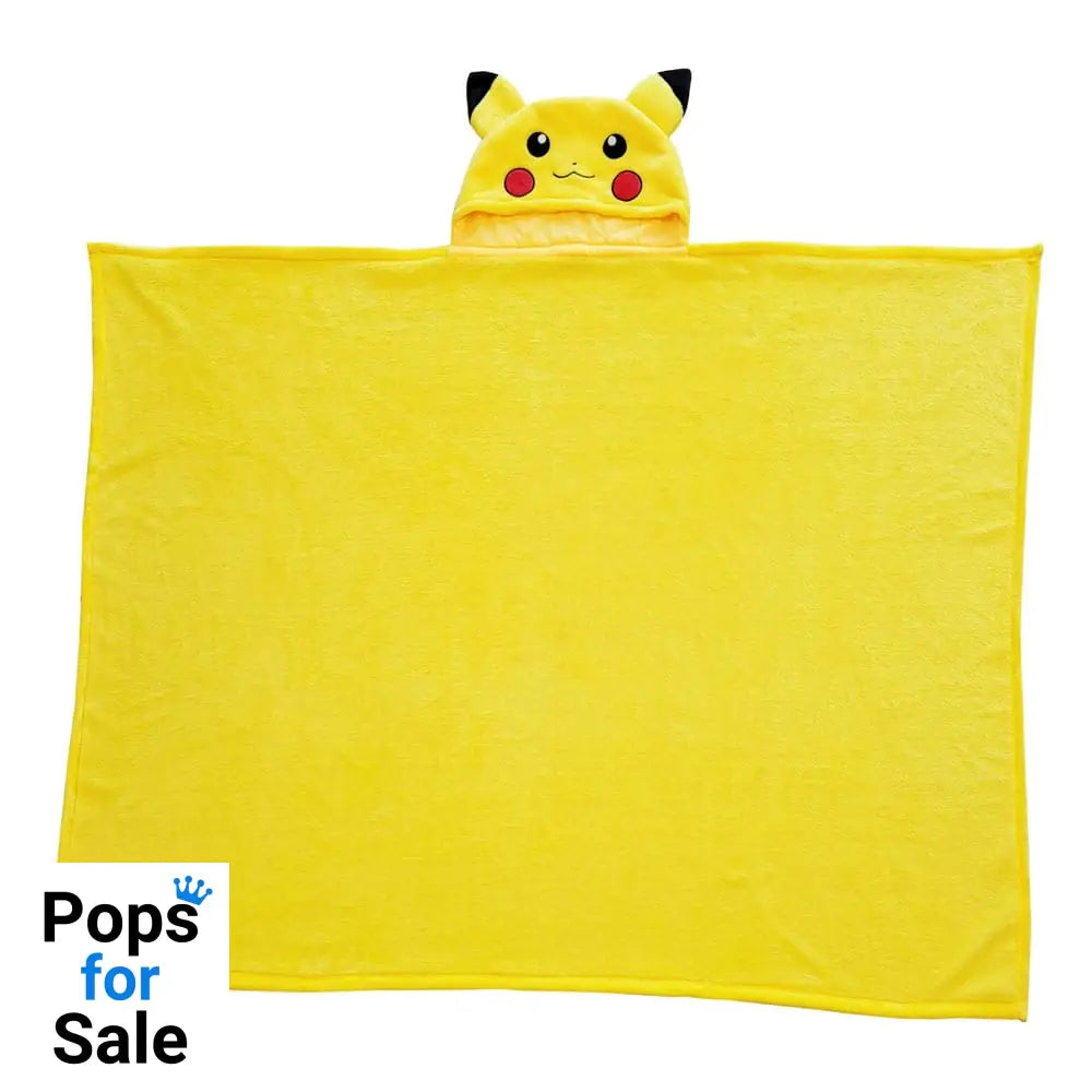 Pokémon Coral Hooded Blanket Pikachu 120 x 150 cm