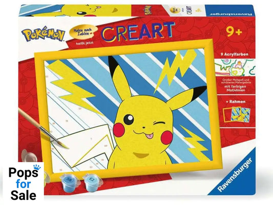 Pokémon CreArt Paint by Numbers Painting Set Pikachu 18 x 24 cm