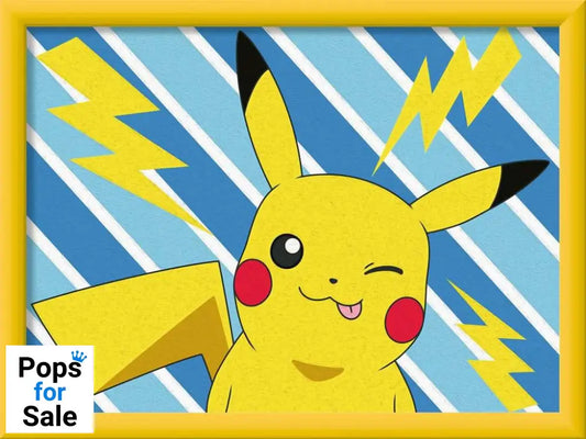 Pokémon CreArt Paint by Numbers Painting Set Pikachu 18 x 24 cm
