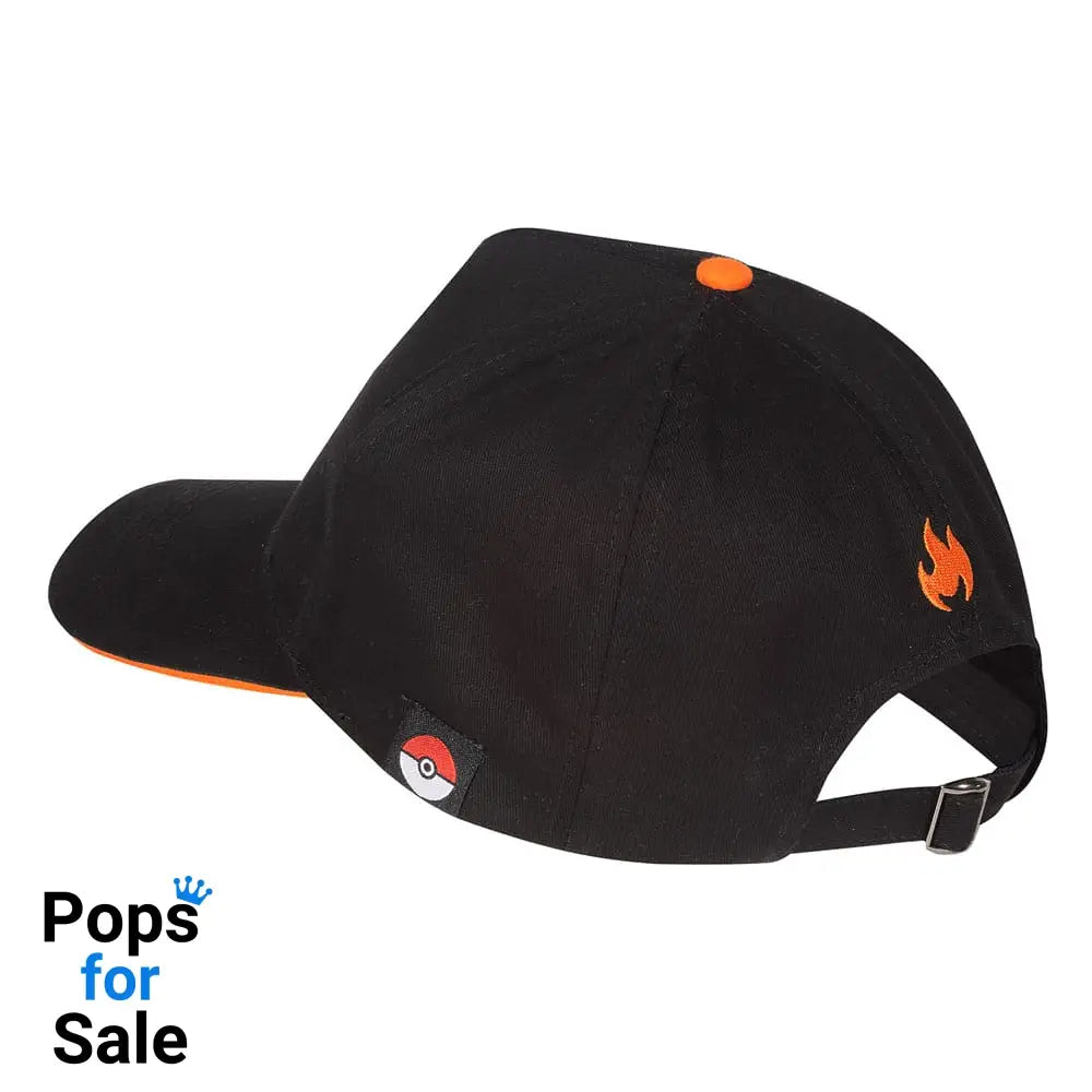 Pokemon Curved Bill Cap Charmander Badge