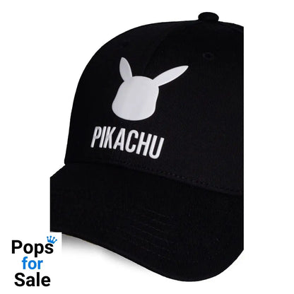Pokemon Curved Bill Cap Pikachu Black