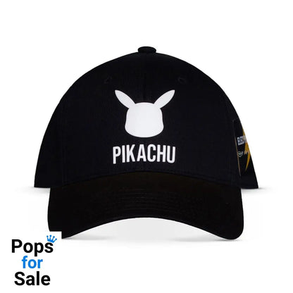 Pokemon Curved Bill Cap Pikachu Black