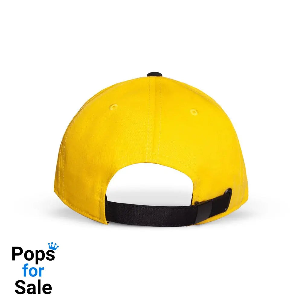 Pokemon Curved Bill Cap Pokeball yellow