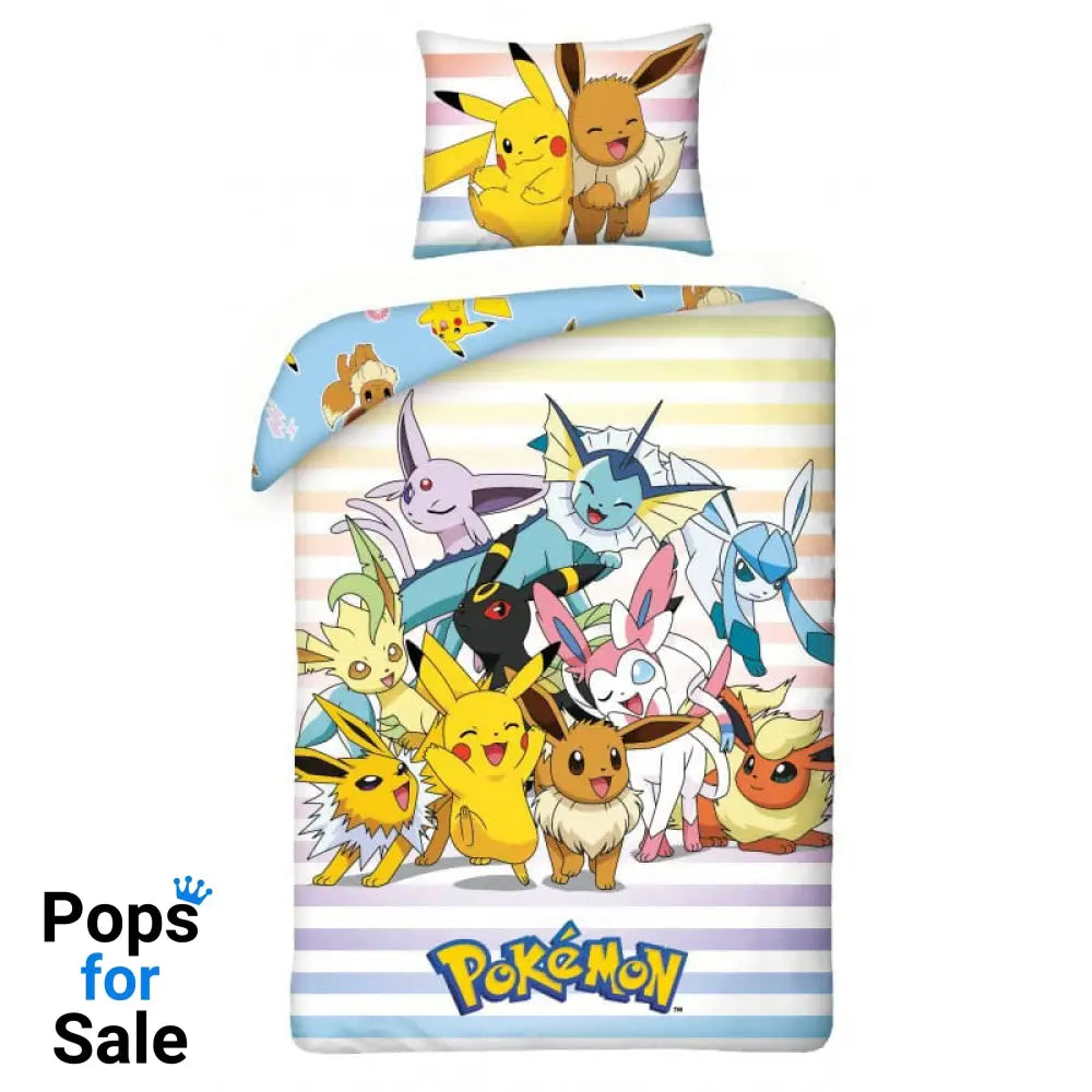 Pokémon Duvet Set Pikachu Eevee & Friends 140 x 200 cm / 70 x 90 cm Blankets & Duvets