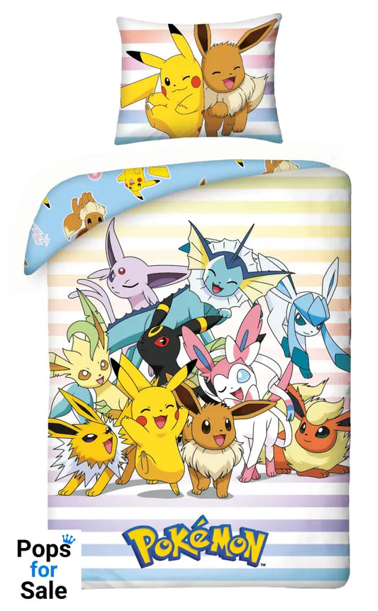 Pokémon Duvet Set Pikachu, Eevee & Friends 140 x 200 cm / 70 x 90 cm