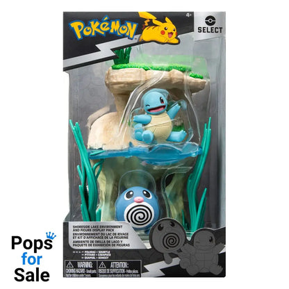 Pokémon Environment Set Shoreside Lake & Poliwag & Squirtle 5 cm