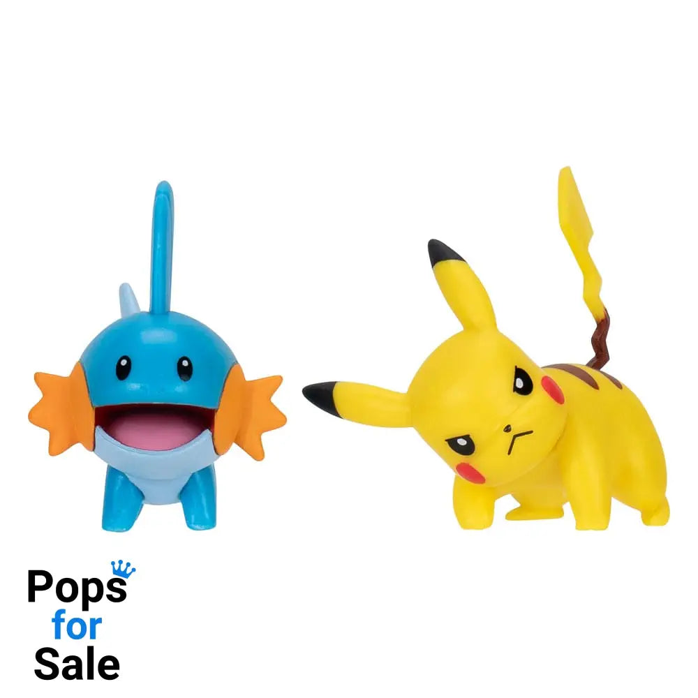 Pokémon First Partner Battle Figure Set Figure 2-Pack Mudkip & Pikachu #4 Mini-figures