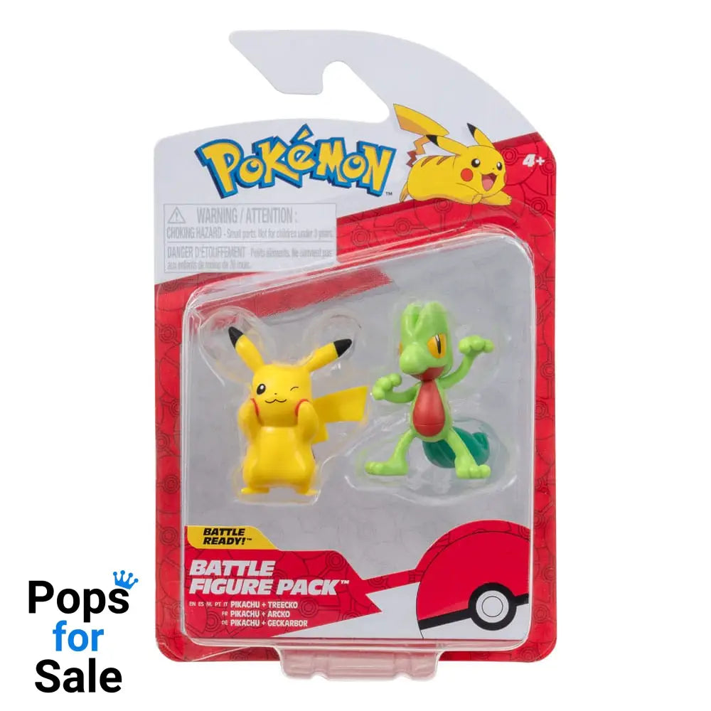 Pokémon First Partner Battle Figure Set Figure 2-Pack Treecko & Pikachu #8