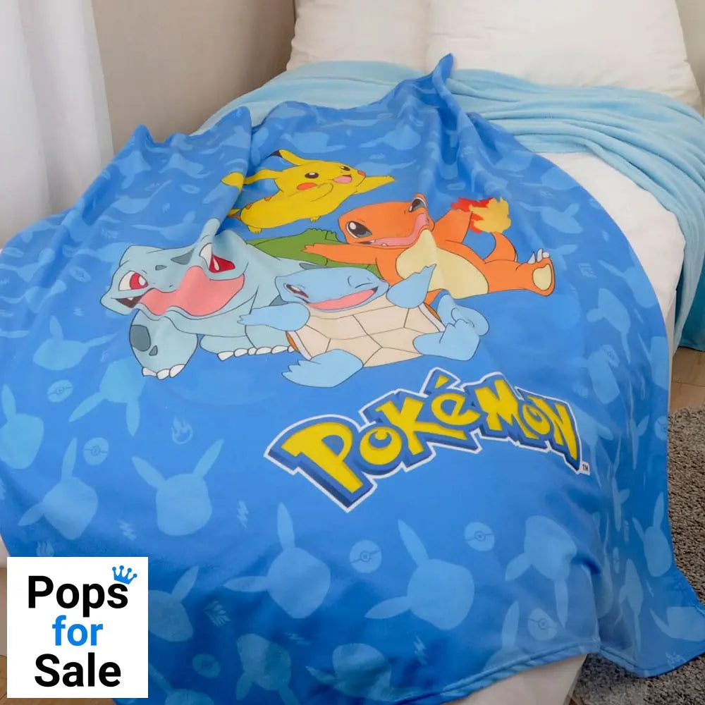 Pokemon Fleece Blanket Starter Pokemon 130 x 160 cm