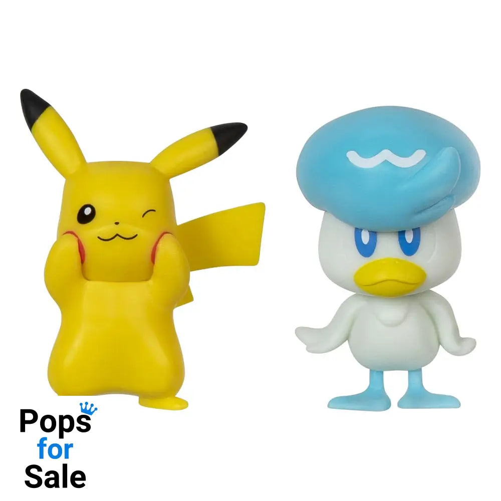 Pokémon Gen IX Battle Figure Pack Mini Figure 2-Pack Pikachu & Quaxly 5 cm