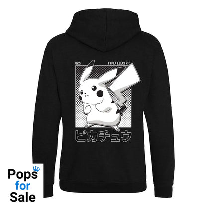 Pokemon Hooded Sweater Halftone Pikachu