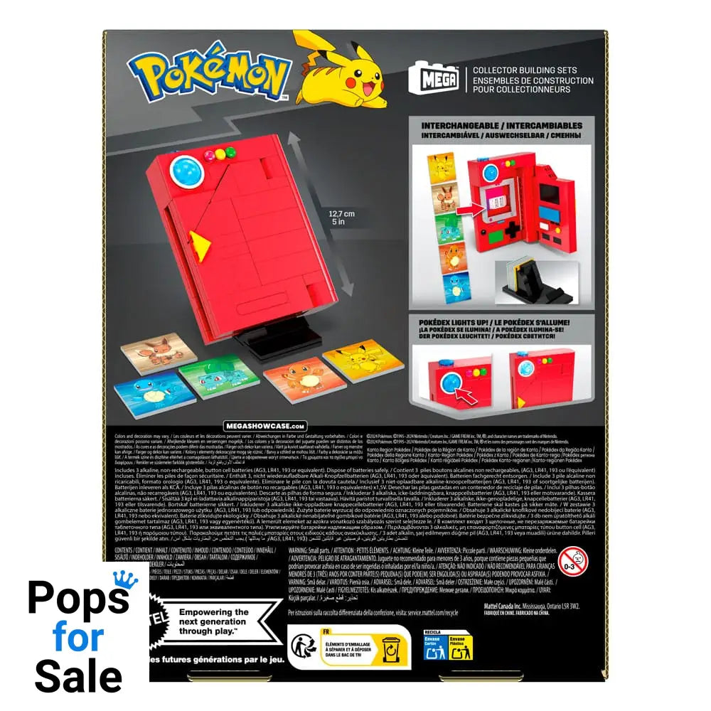 Pokémon MEGA Building Kit Kanto Region Pokédex Playsets