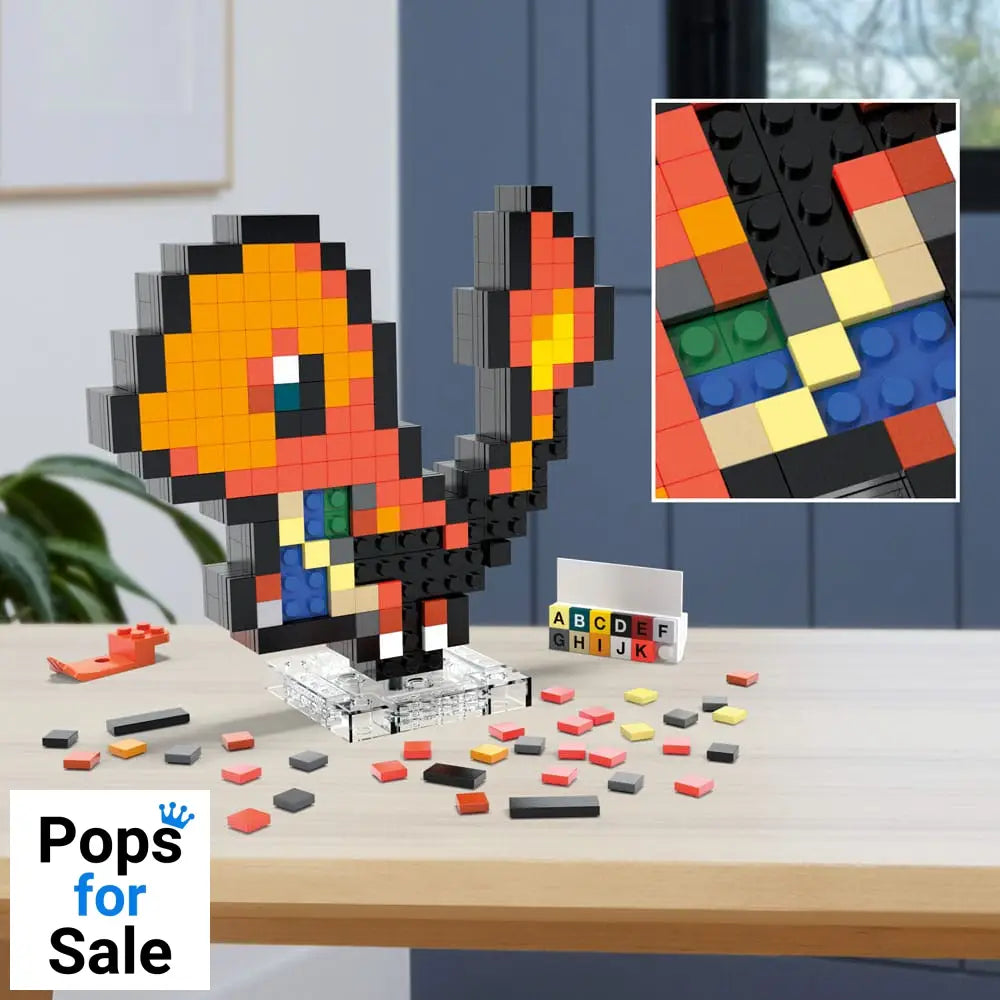 Pokémon MEGA Construction Set Charmander Pixel Art