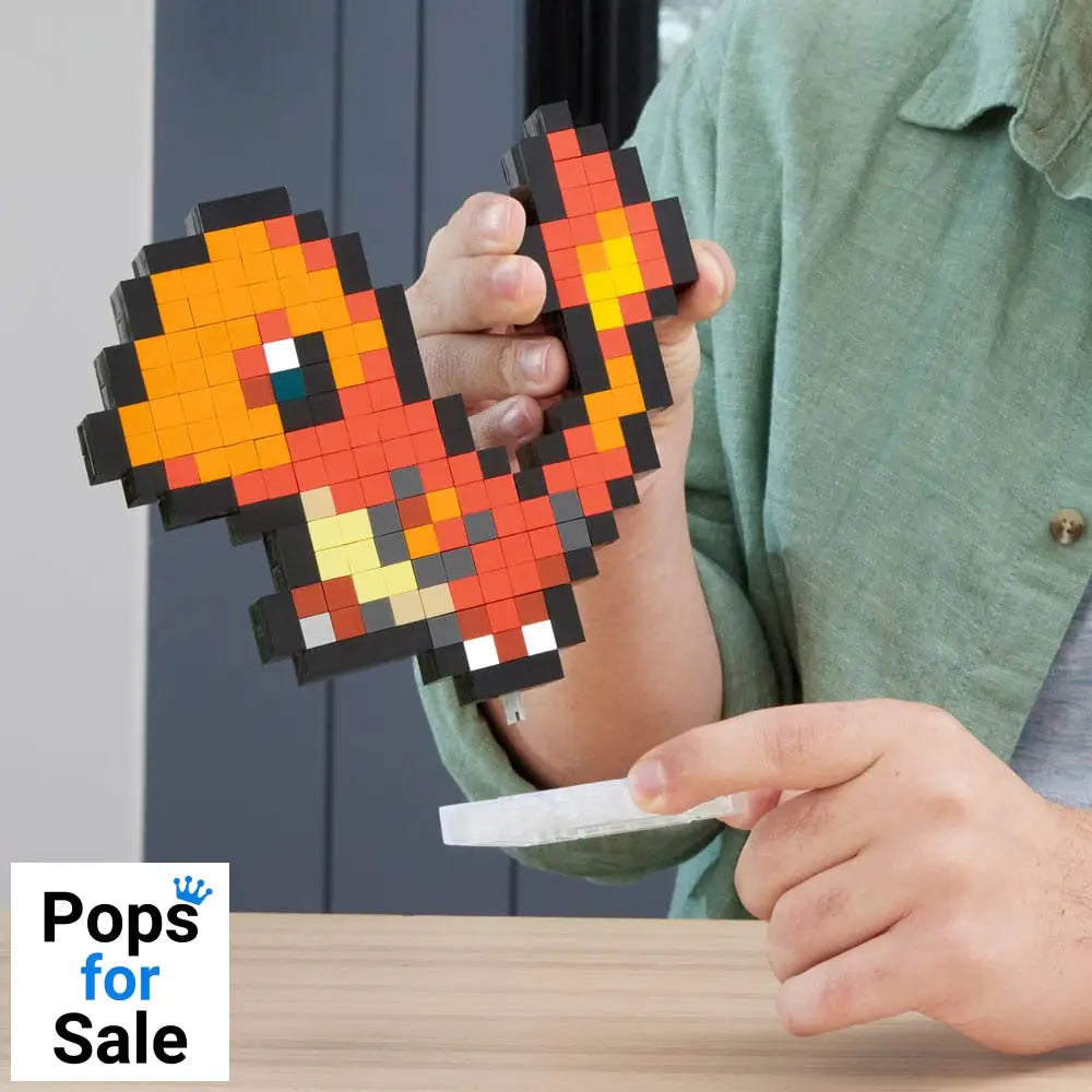 Pokémon MEGA Construction Set Charmander Pixel Art