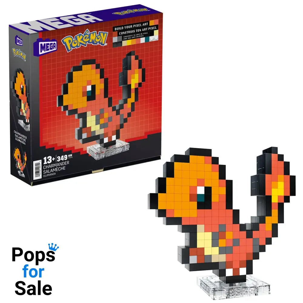 Pokémon MEGA Construction Set Charmander Pixel Art