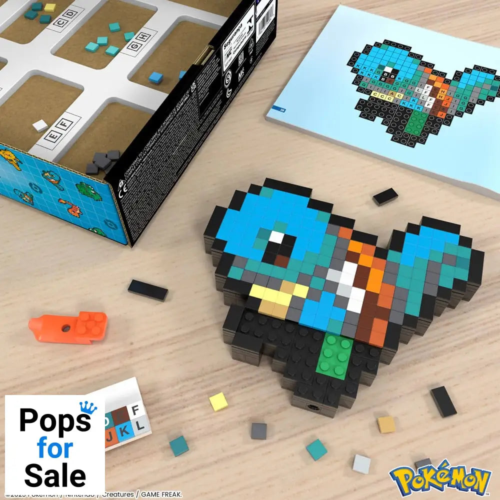 Pokémon MEGA Construction Set Squirtle Pixel Art