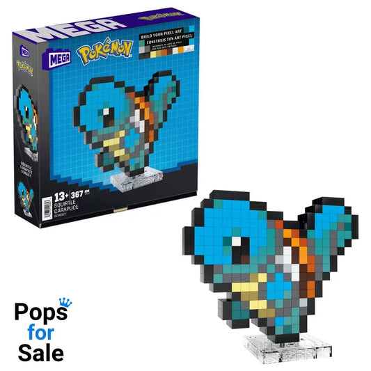 Pokémon MEGA Construction Set Squirtle Pixel Art