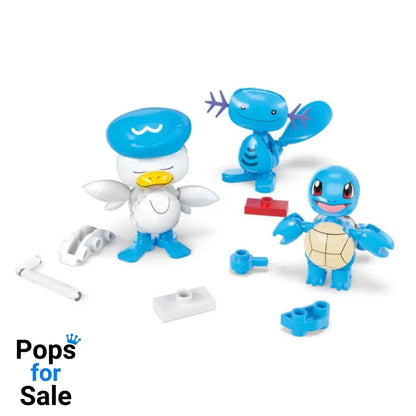 Pokémon MEGA Construction Set Water-Type Trainer Team Building Toy Kit