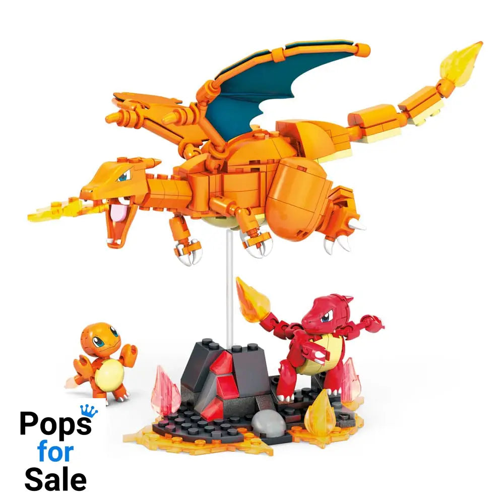 Pokémon Mega Construx Construction Set Charmander Evolution Set