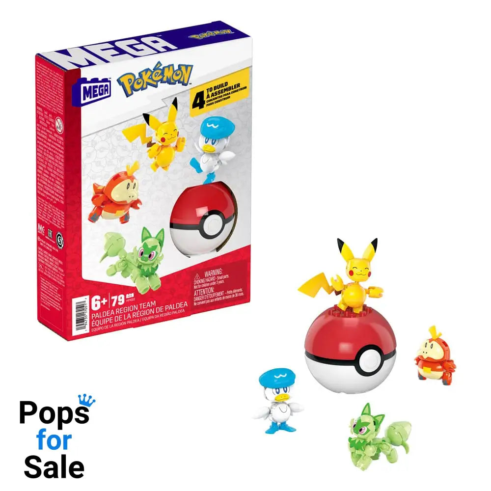 Pokémon Mega Construx Construction Set Paldea Region Team