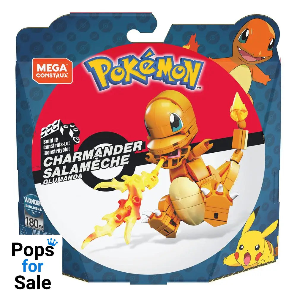 Pokémon Mega Construx Wonder Builders Construction Set Charmander 10 cm
