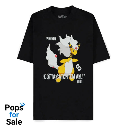 Pokémon Mega Evolutions T-Shirt Mega Ampharos Gotta Catch Em All Size XL