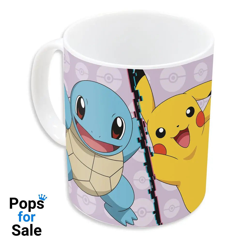 Pokemon Mug Charmander, Bulbasaur, Squirtle, Pikachu 320 ml