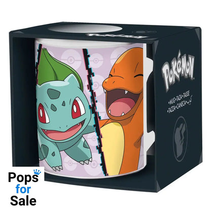 Pokemon Mug Charmander, Bulbasaur, Squirtle, Pikachu 320 ml