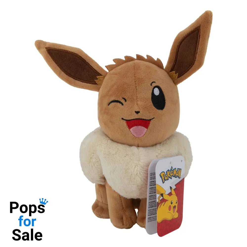 Pokémon Plush Figure Eevee Winking 20 cm
