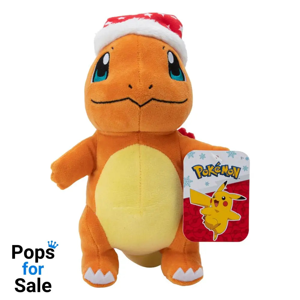 Pokémon Plush Figure Winter Charmander with Christmas Hat 20 cm