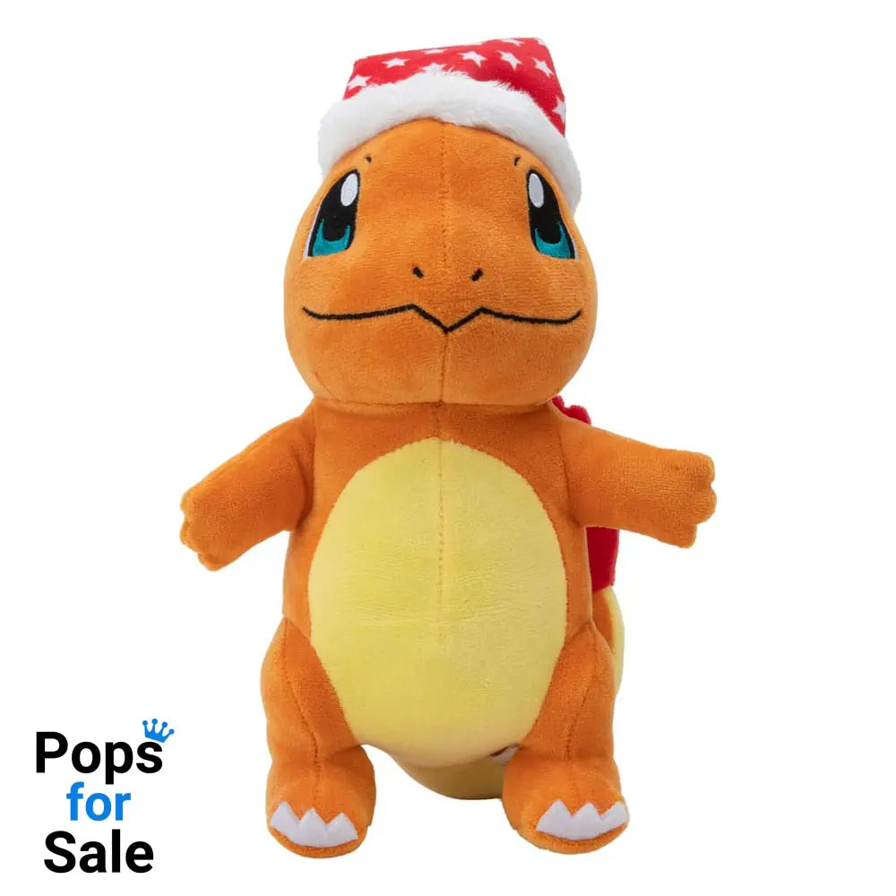 Pokémon Plush Figure Winter Charmander with Christmas Hat 20 cm Plushes