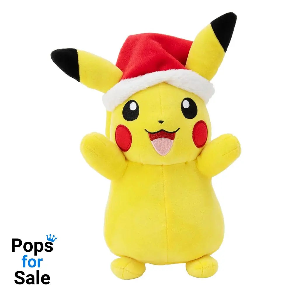 Pokémon Plush Figure Winter Pikachu with Christmas Hat 20 cm Plushes
