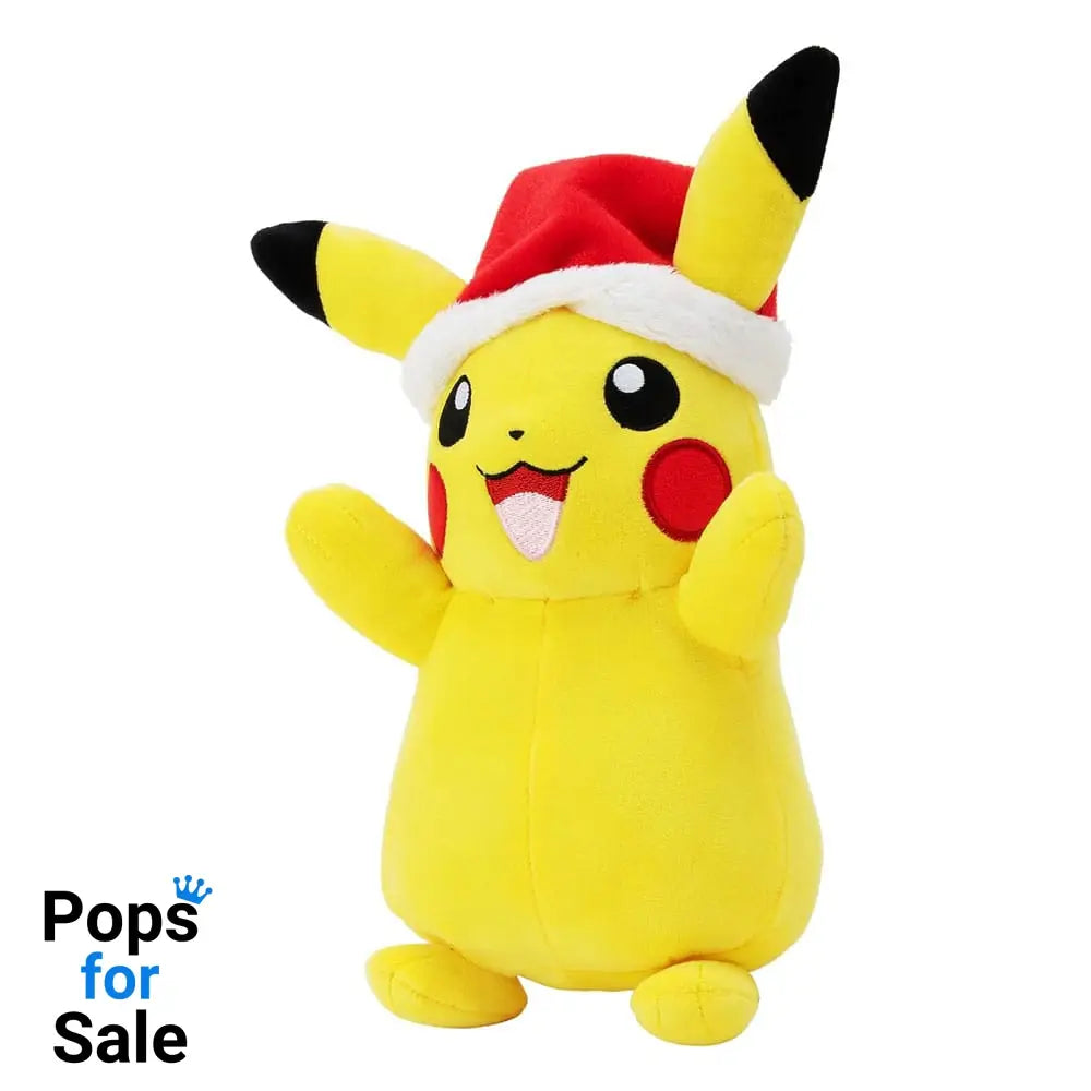 Pokémon Plush Figure Winter Pikachu with Christmas Hat 20 cm