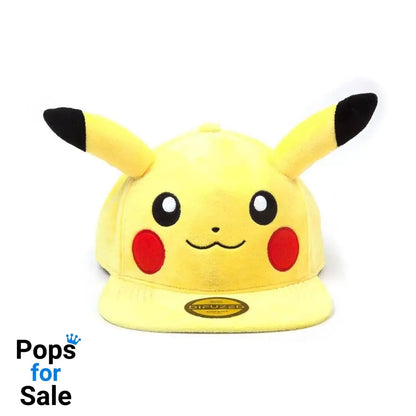 Pokémon Plush Snapback Cap Embarrassed Pikachu