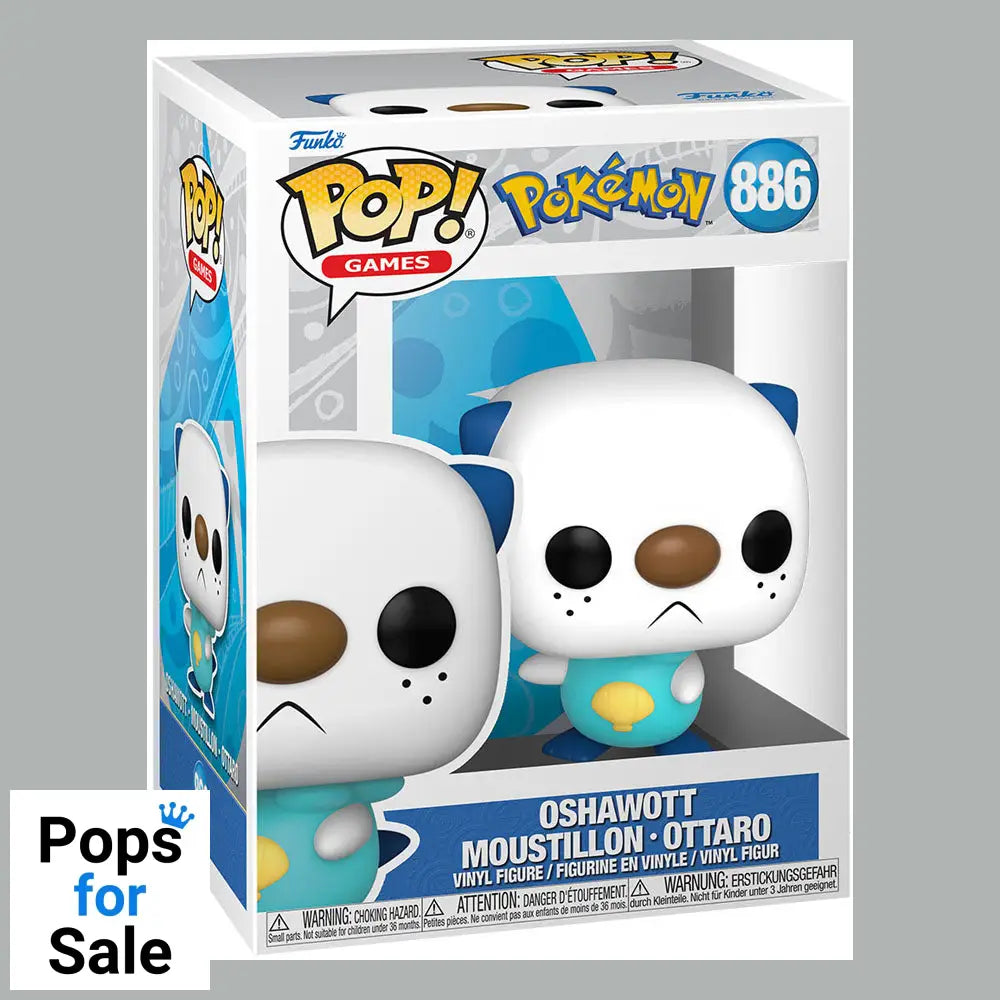 Pokemon POP! Games Vinyl Figure Oshawott (EMEA) 9 cm