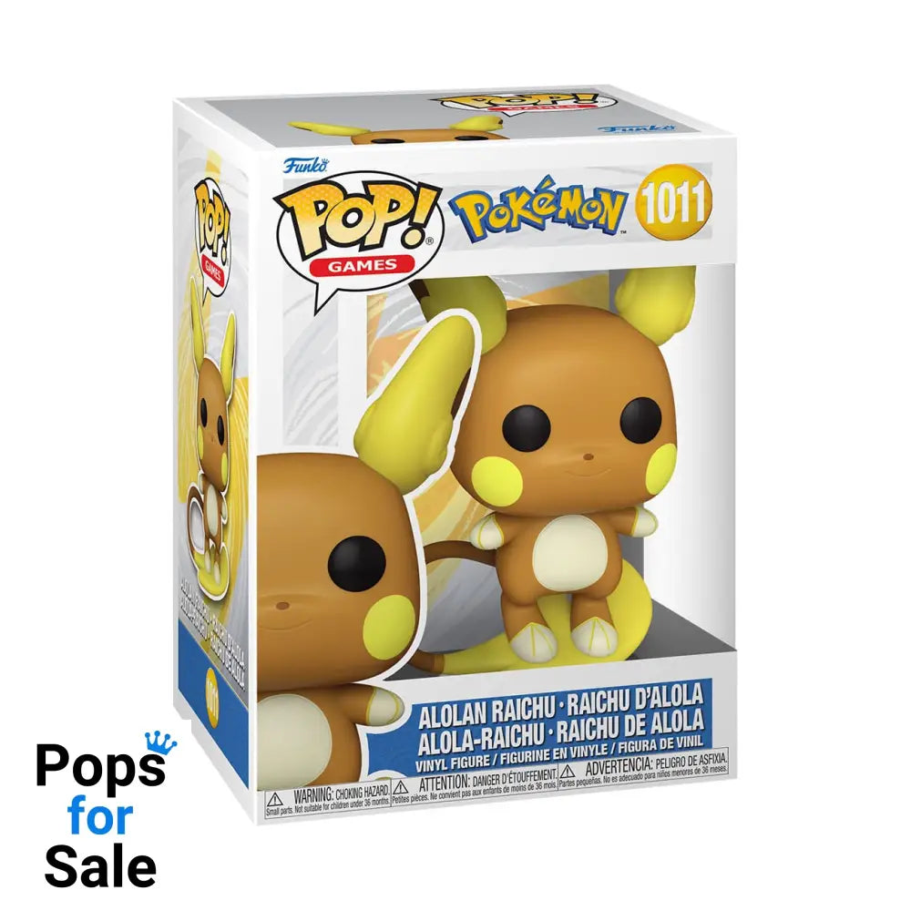 Pokemon POP! Games Vinyl Figure Raichu(Alolan)(EMEA) 9 cm