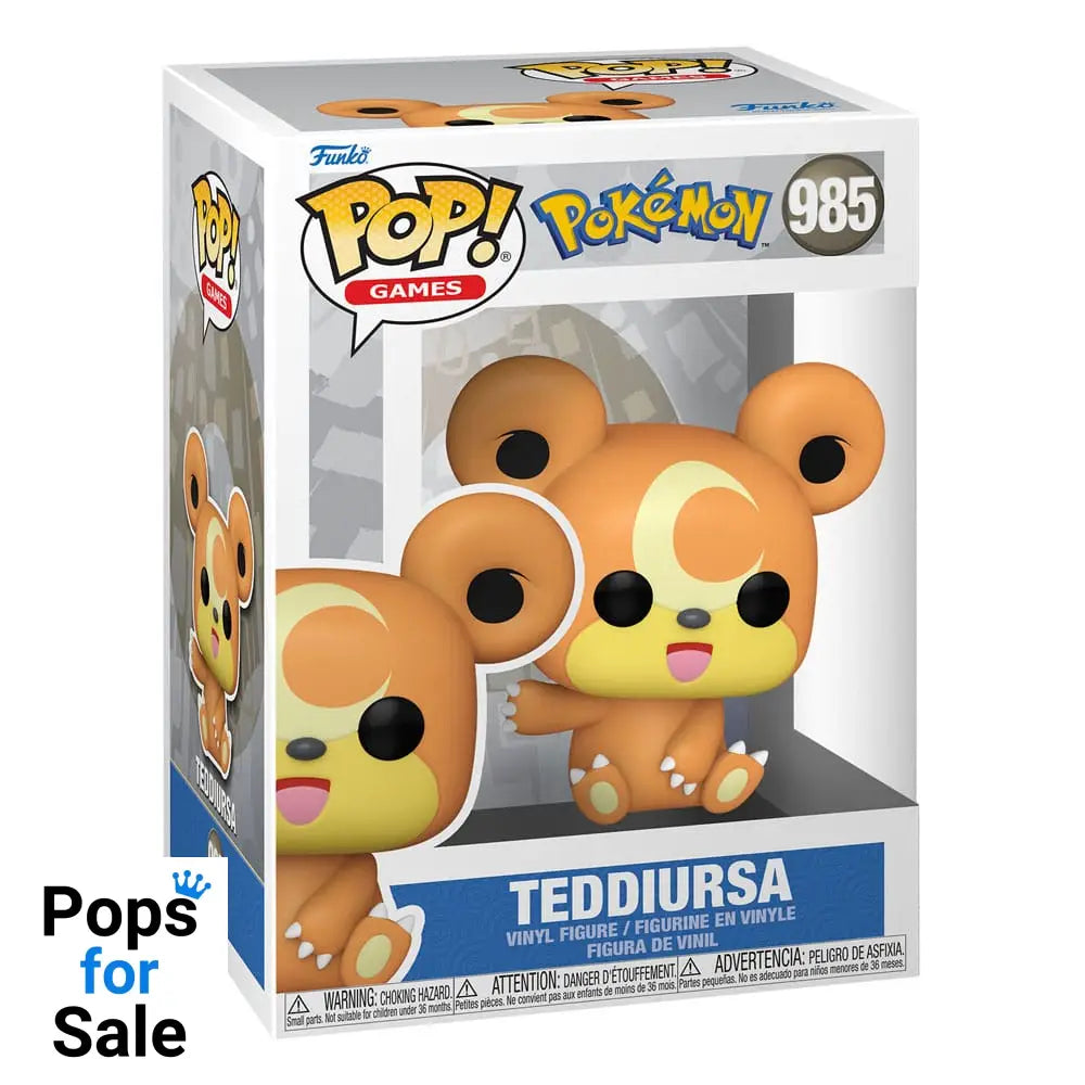 Pokemon POP! Games Vinyl Figure Teddiursa(EMEA) 9 cm