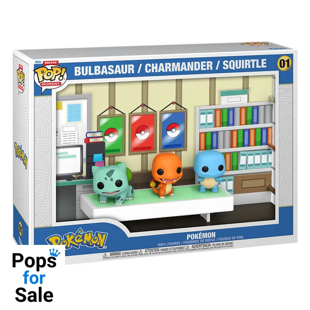 Pokemon POP Moments Deluxe Vinyl Figures Pokemon - Starters