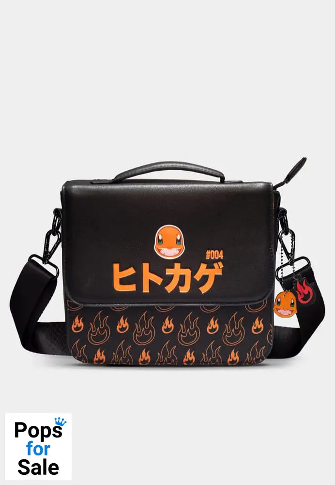 Pokemon PU Leather Messenger Bag Charmander