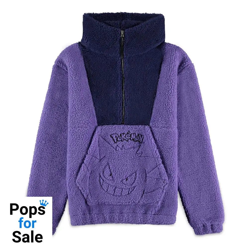 Pokémon Sherpa Hooded Sweater Gengar Size L