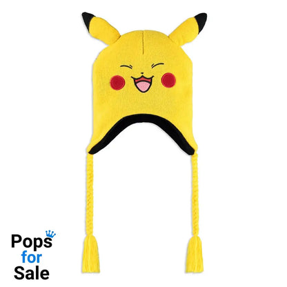 Pokemon Ski Beanie Pikachu Knitted Sherpa Beanies & Caps