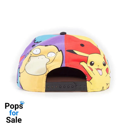 Pokemon Snapback Cap Multi Pop Art Beanies & Caps