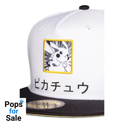 Pokémon Snapback Cap Pikachu Black, White, Yellow